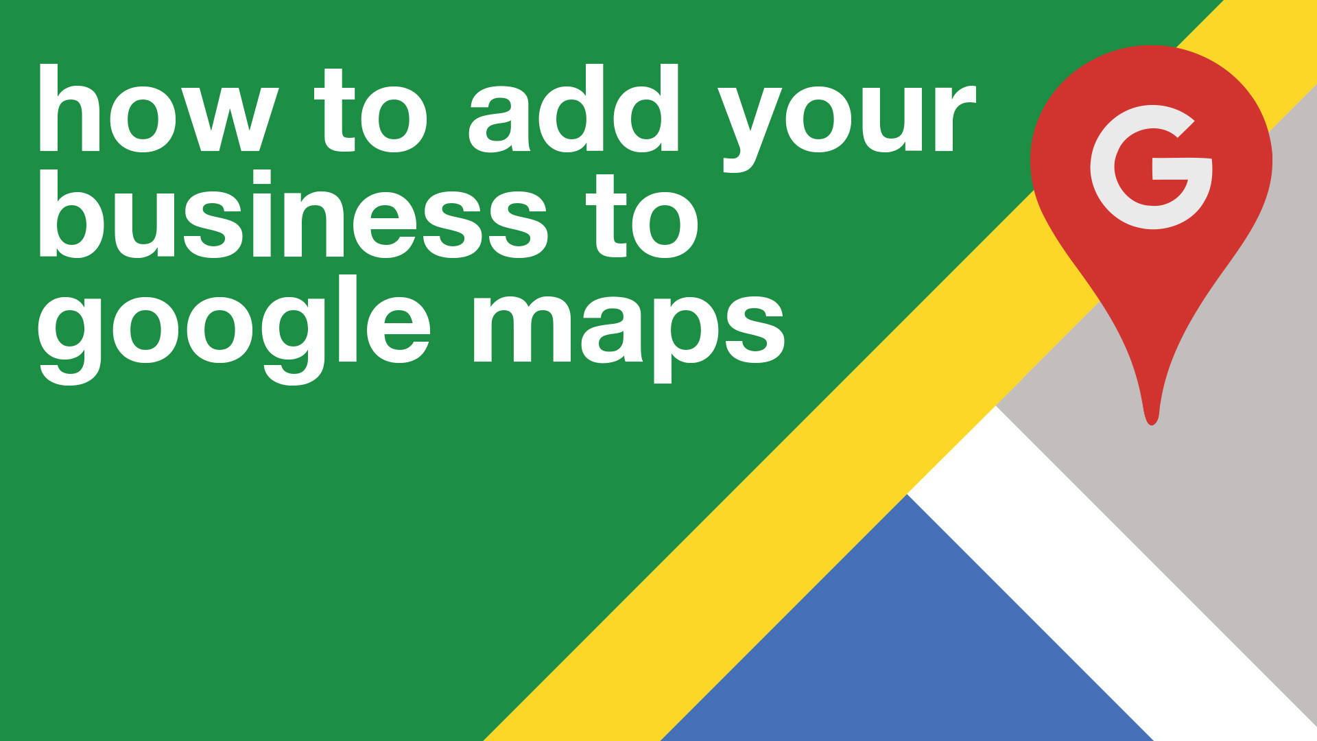 putting business on google maps