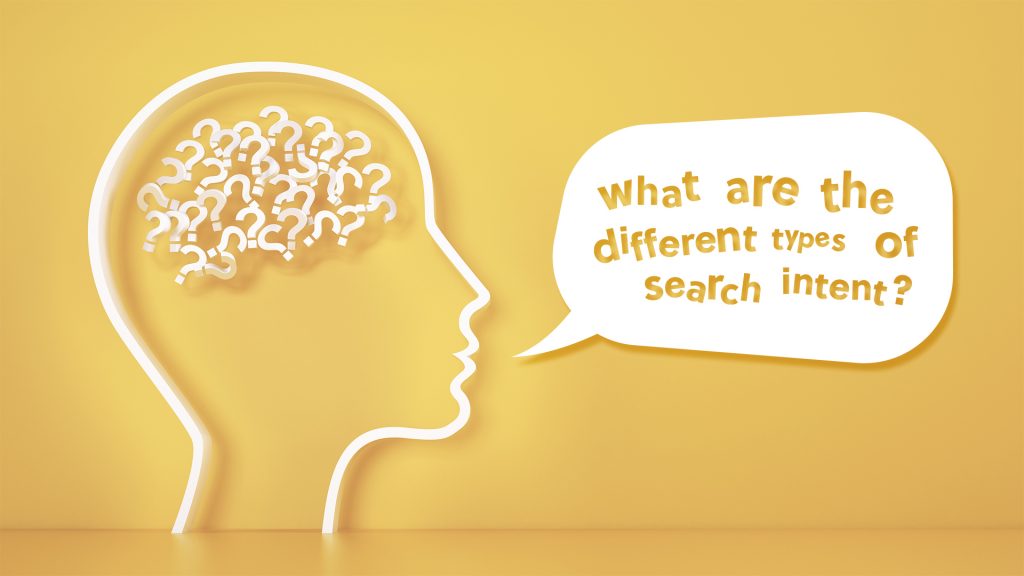 what are the different types of search intent 