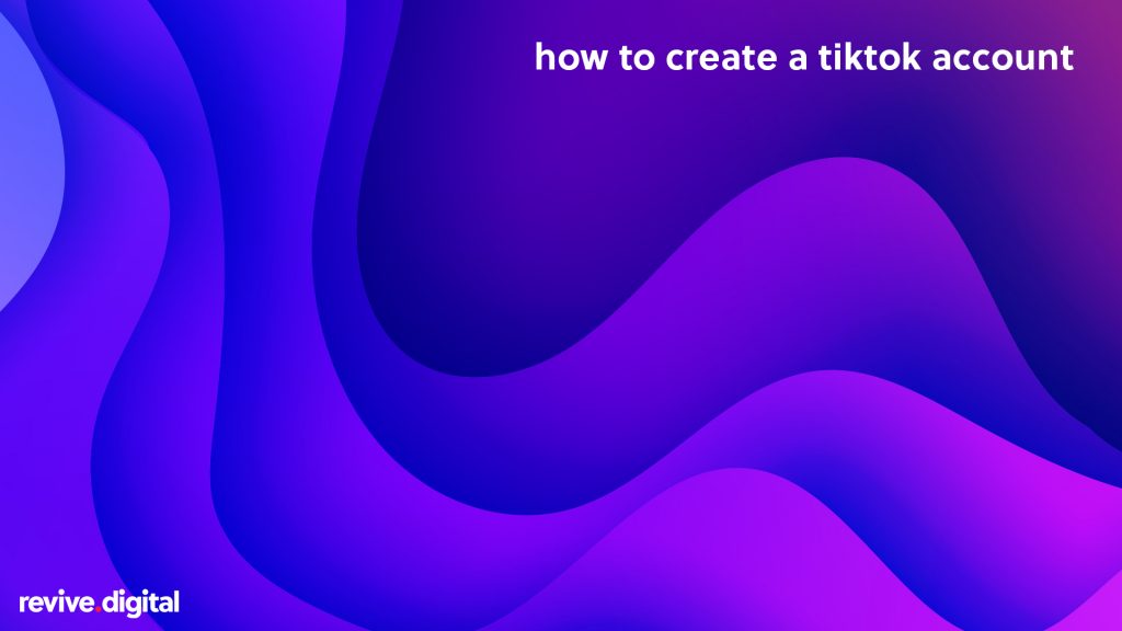 create tiktok account