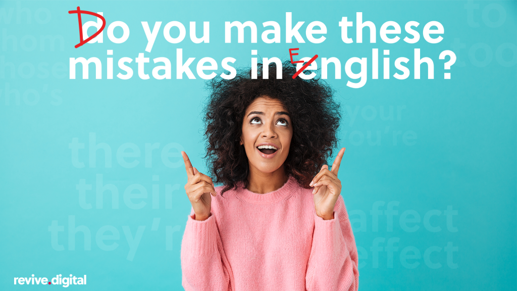 Do you make these mistakes in English