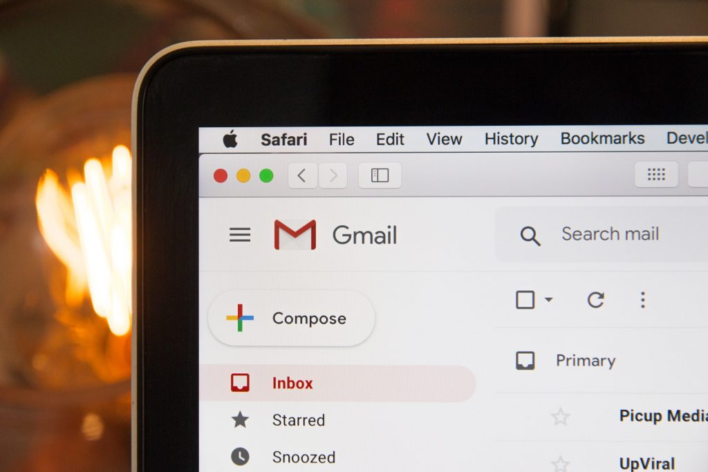 The humble email newsletter on Gmail screen