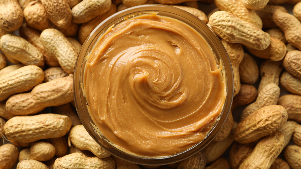 Bowl of peanut butter